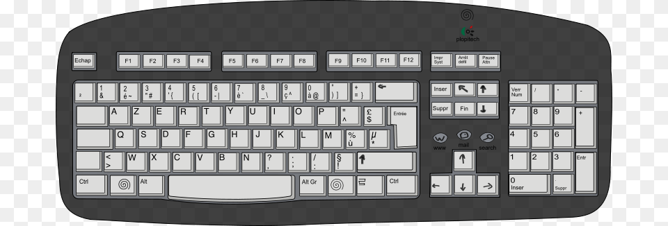 Glibersat Plopitech Keyboard, Computer, Computer Hardware, Computer Keyboard, Electronics Png