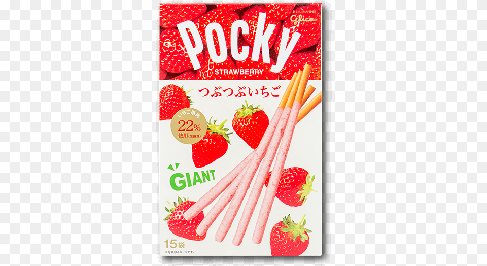 Glico Giant Pocky Biscuit Stick Pocky Giant, Berry, Food, Fruit, Plant Png Image