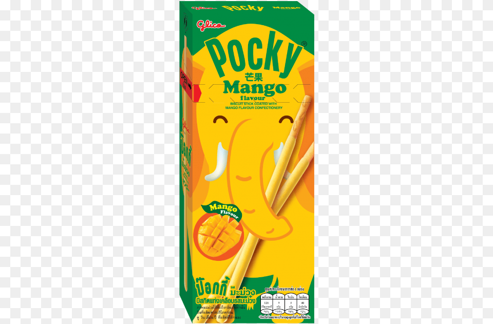 Glico Pocky Mango, Advertisement, Poster, Boy, Child Png Image
