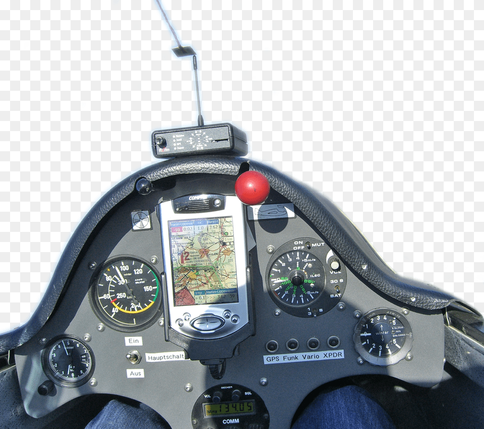 Glider Cockpit B T 1827kb Feb 17 2014 Aircraft Collision Avoidance, Airplane, Transportation, Vehicle Png Image