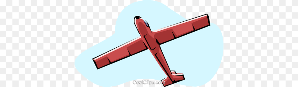 Glider Royalty Free Vector Clip Art Illustration, Adventure, Gliding, Leisure Activities, Aircraft Png