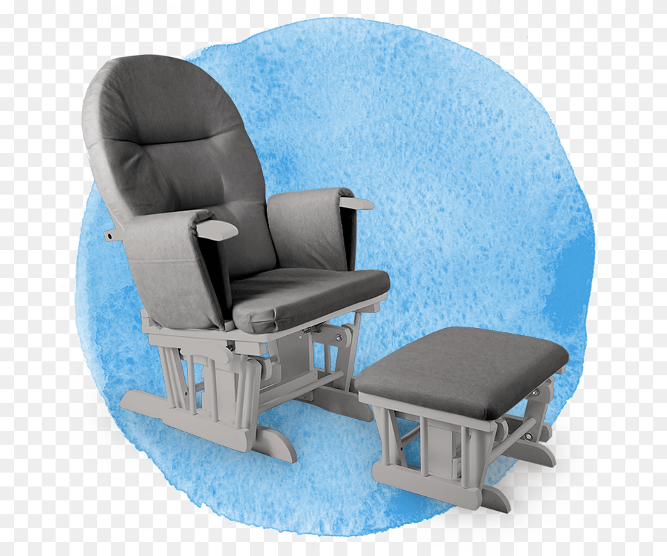 Gliding Chair Nursing Chair, Cushion, Furniture, Home Decor Free Transparent Png