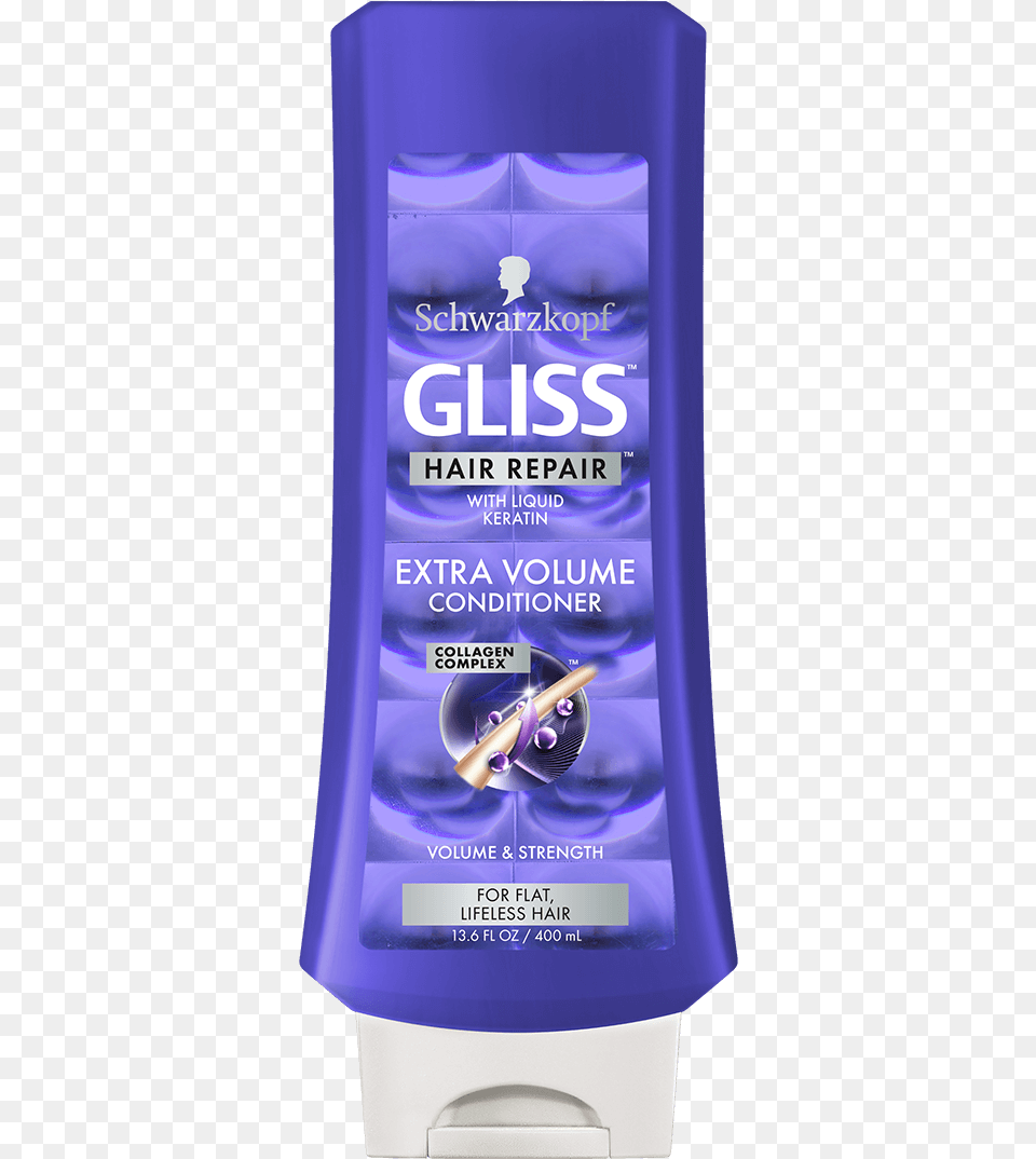 Gliss Us Extra Volume Conditioner Volume One Shampoo, Bottle, Cosmetics Free Png