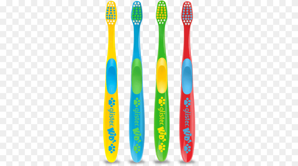 Glister Kids Toothbrush 4pk Glister Kids, Brush, Device, Tool Free Transparent Png