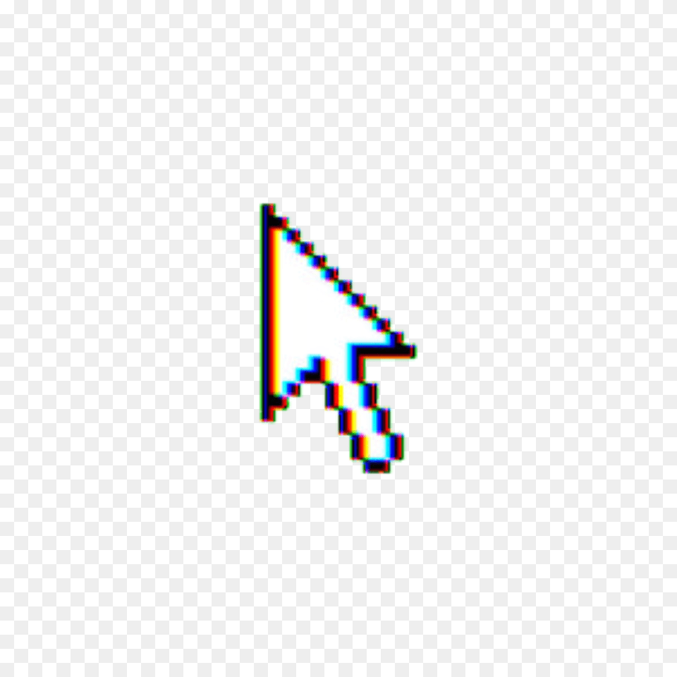 Glitch Aesthetic Tumblr Arrow, Triangle, Dynamite, Weapon Free Png Download