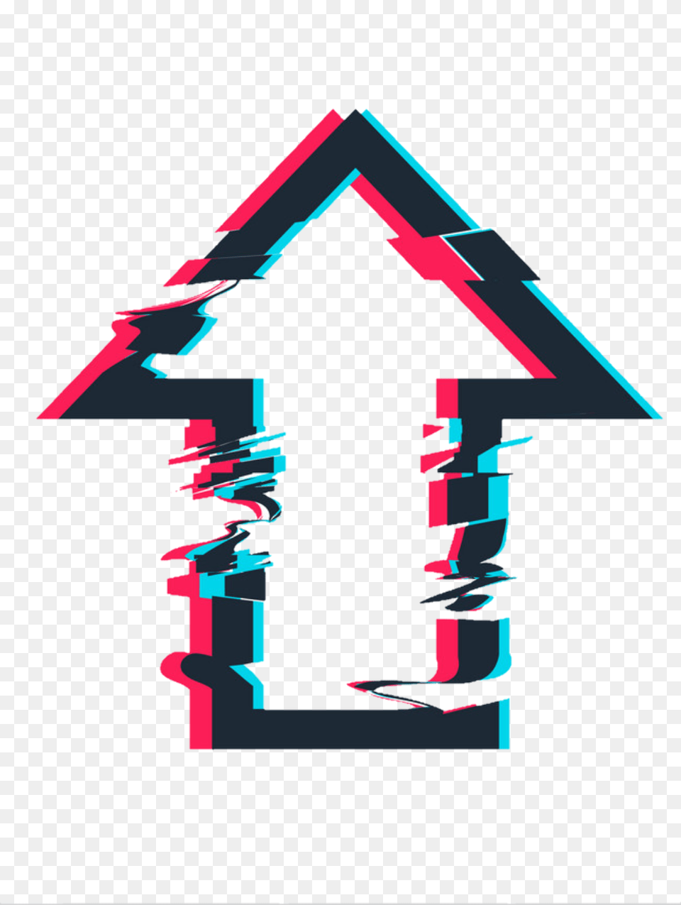 Glitch Effects Effect Glitcheffect Arrows Shapes Design, Cross, Symbol Free Transparent Png