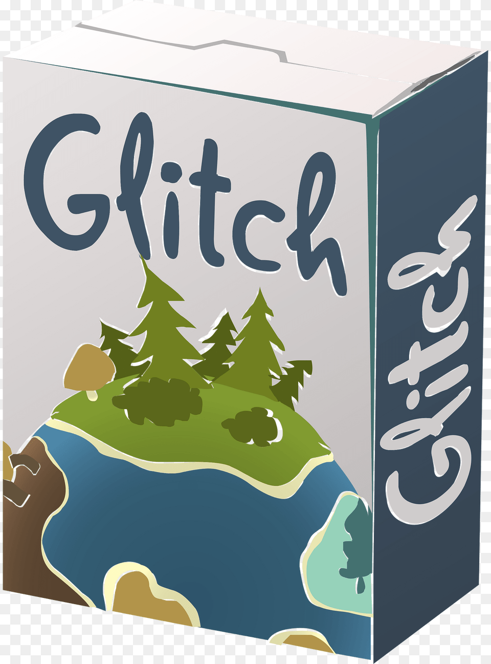 Glitch Game Fantasy Box Clipart, Cardboard, Carton, Plant, Tree Free Png Download