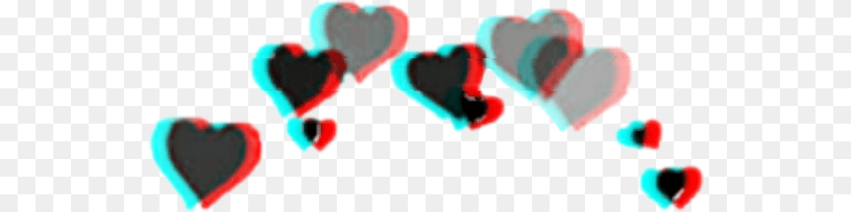 Glitch Heart Crown Aesthetic Tumblr Heart Filter, Flower, Petal, Plant Free Transparent Png