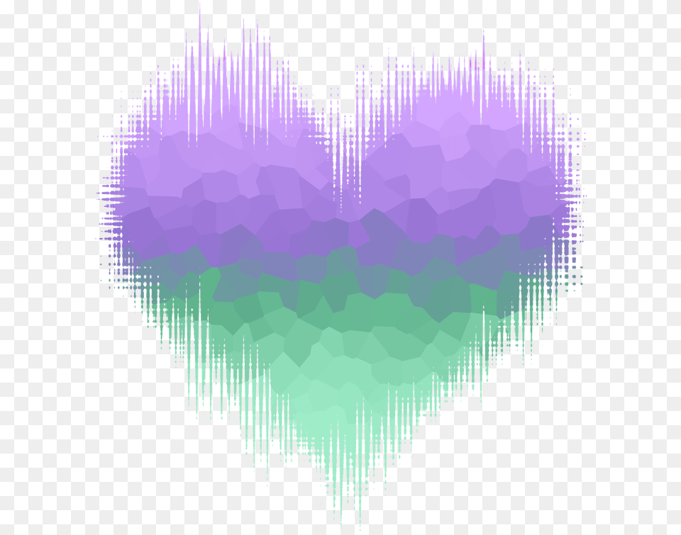 Glitch Line Femboy Heart By Pride Graphic Design, Art, Purple, Graphics, Lighting Png