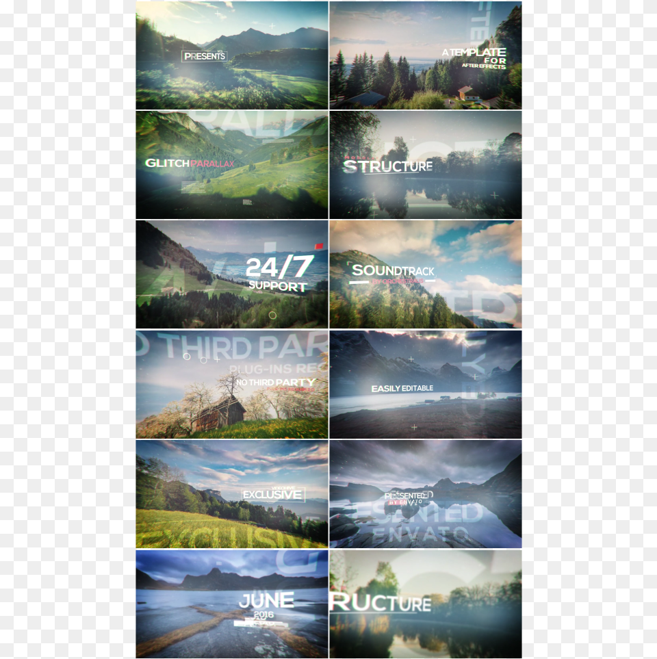 Glitch Parallax Video Opener Mount Scenery, Art, Collage, Nature, Outdoors Free Transparent Png