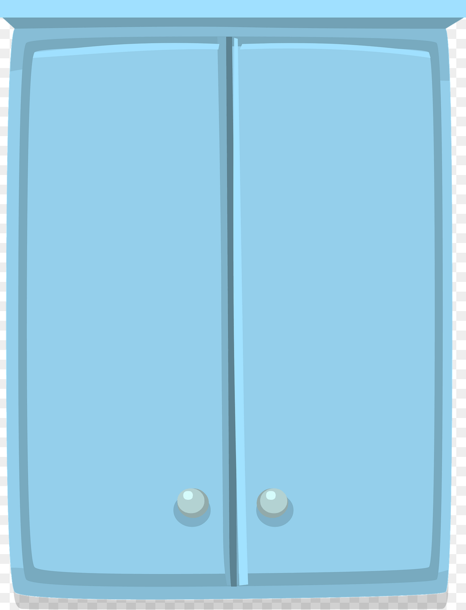 Glitch Simplified Blue Cabinet Clipart, Door, Furniture Free Png Download