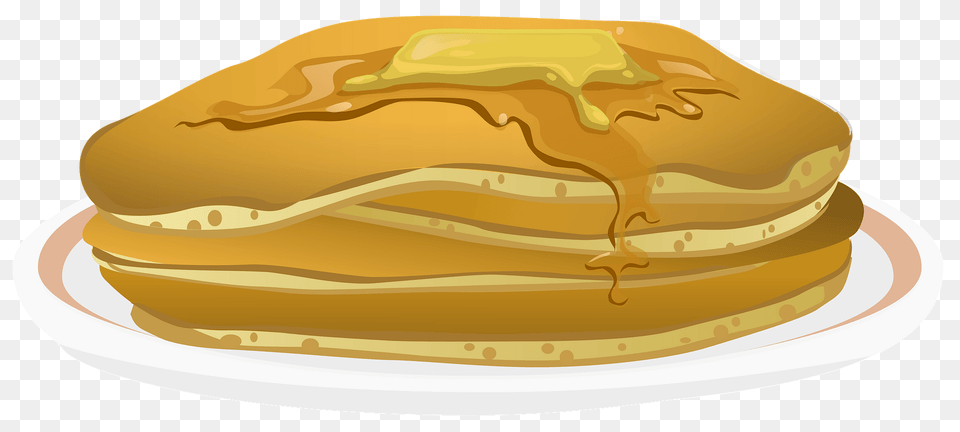 Glitch Simplified Buttermilk Pancakes Clipart, Bread, Food, Pancake, Dessert Png