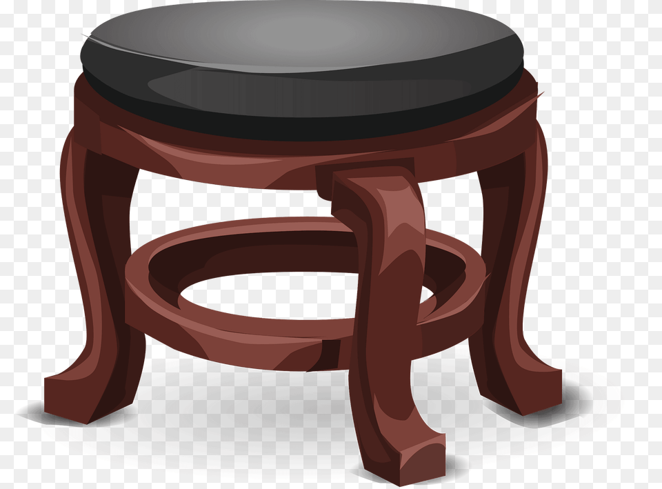 Glitch Simplified Nice Stool Clipart, Bar Stool, Furniture Free Png
