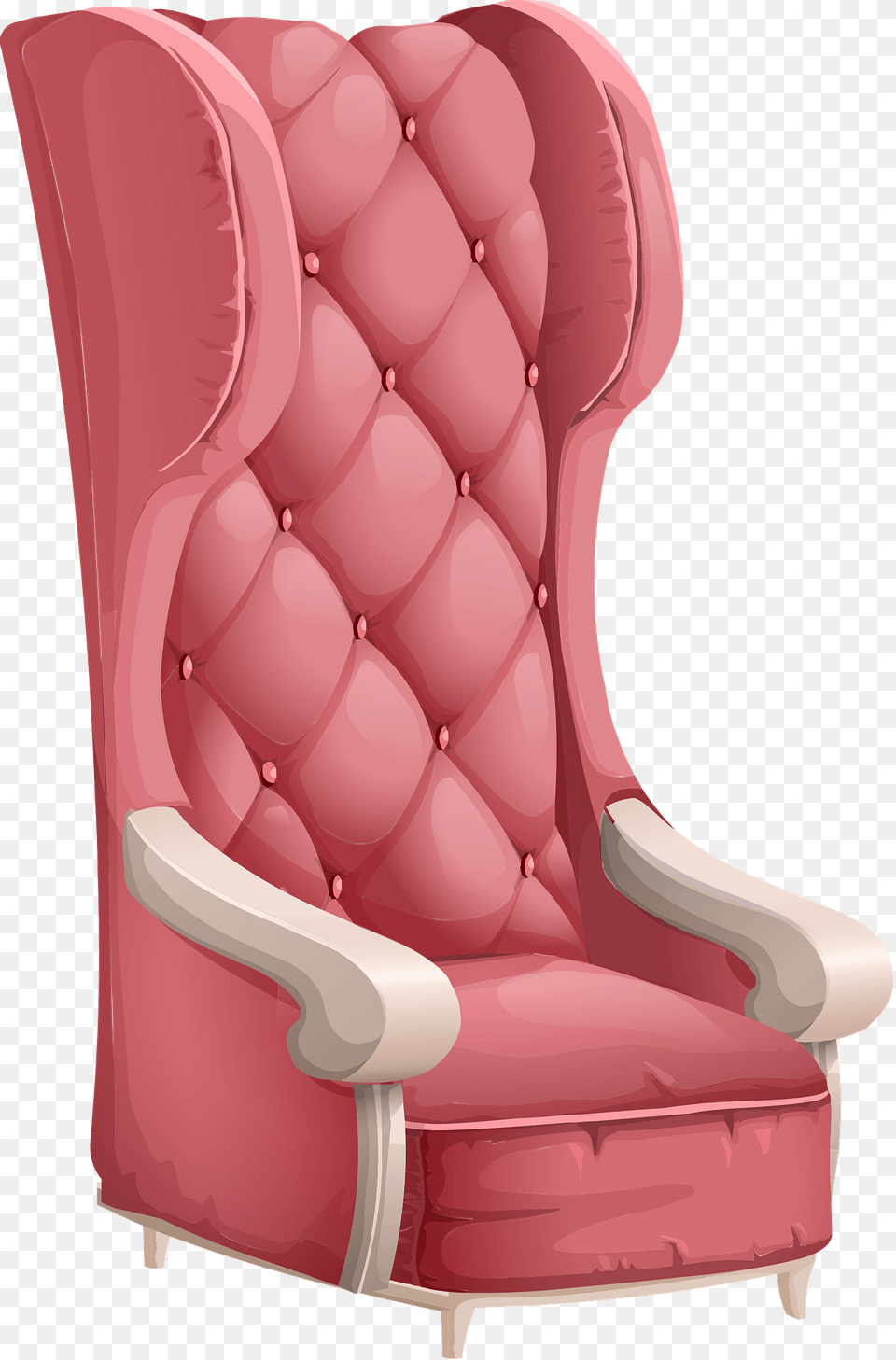 Glitch Simplified Pink Cushy Chair Clipart, Furniture, Armchair Free Png Download