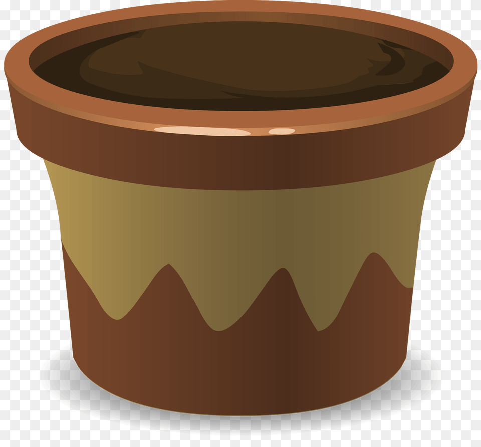 Glitch Simplified Plant Pot Clipart, Cookware, Pottery, Jar, Food Png