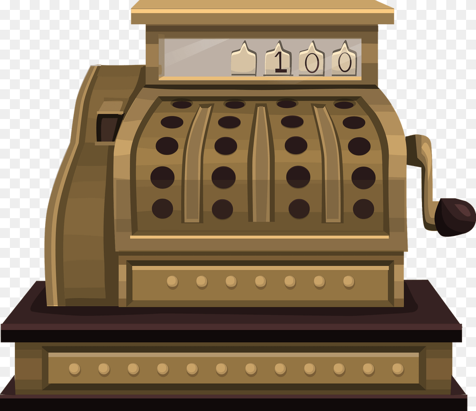 Glitch Simplified Steampunk Cash Register Clipart, Gambling, Game, Slot, Smoke Pipe Free Png