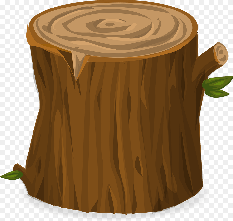 Glitch Simplified Tree Stump Clipart, Plant, Tree Stump, Tree Trunk Png Image