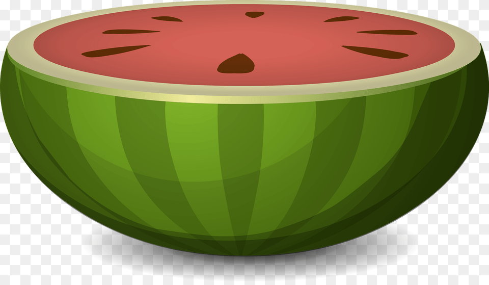 Glitch Simplified Watermelon Clipart, Food, Fruit, Plant, Produce Free Png