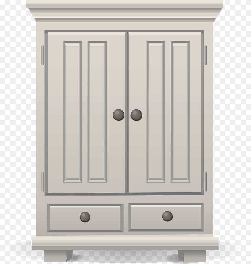 Glitch Simplified White Tall Cabinet Clipart, Closet, Cupboard, Furniture, Mailbox Png Image