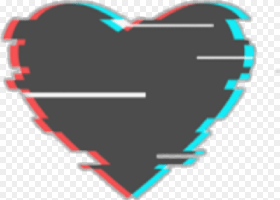 Glitch Stickers, Heart Free Png Download