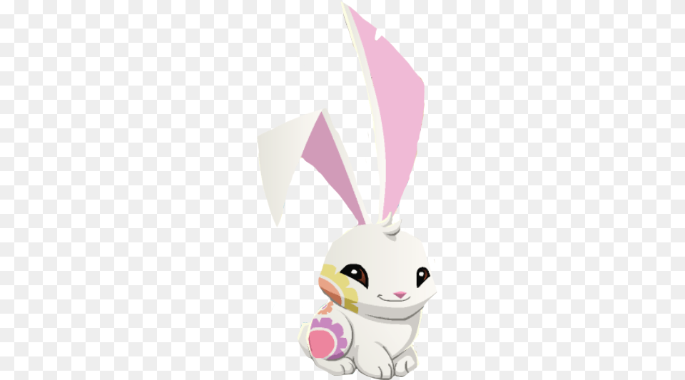 Glitched Flower Bunny Animal Jam Graphic Bunny, People, Person, Art, Paper Free Transparent Png