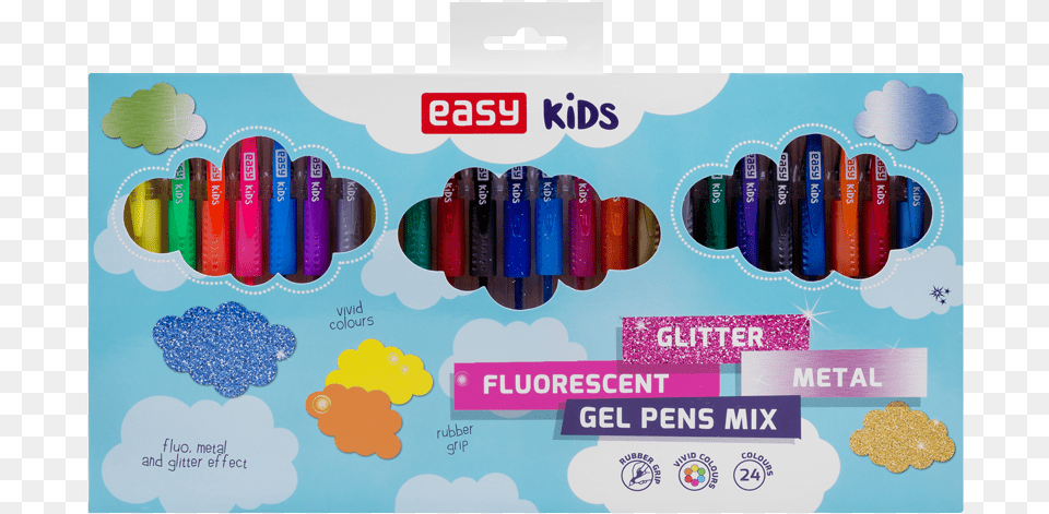 Glitter 24 Mix Ballpoint Pen, Accessories, Advertisement, Jewelry Png Image