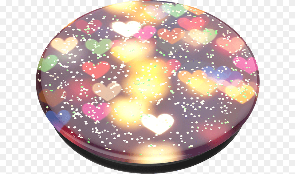 Glitter Bokeh Hearts Popsocket Pro Holky, Face, Head, Person, Birthday Cake Free Png Download