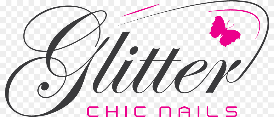 Glitter Chic Nails La Petite Fleur Personalized Wooden Wall Plaque Pink, Text, Flower, Plant Free Png