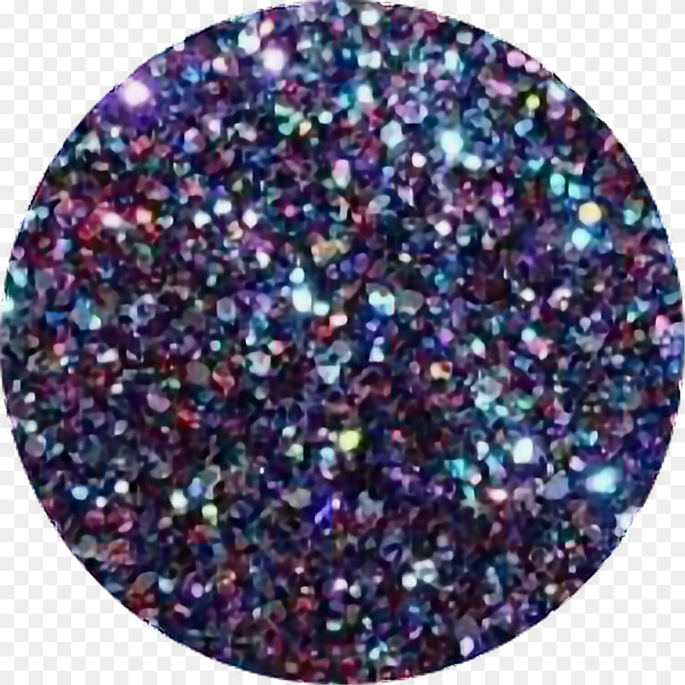 Glitter Circle Confetti Sparkles Holo Aesthetic Purple Violet Voss Cosmetics, Accessories, Gemstone, Jewelry Png Image
