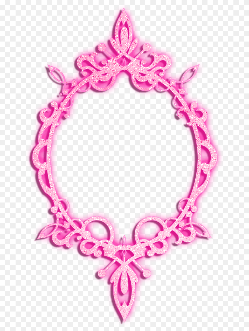 Glitter Clip Art Frame Circle Pink, Accessories, Jewelry Png Image