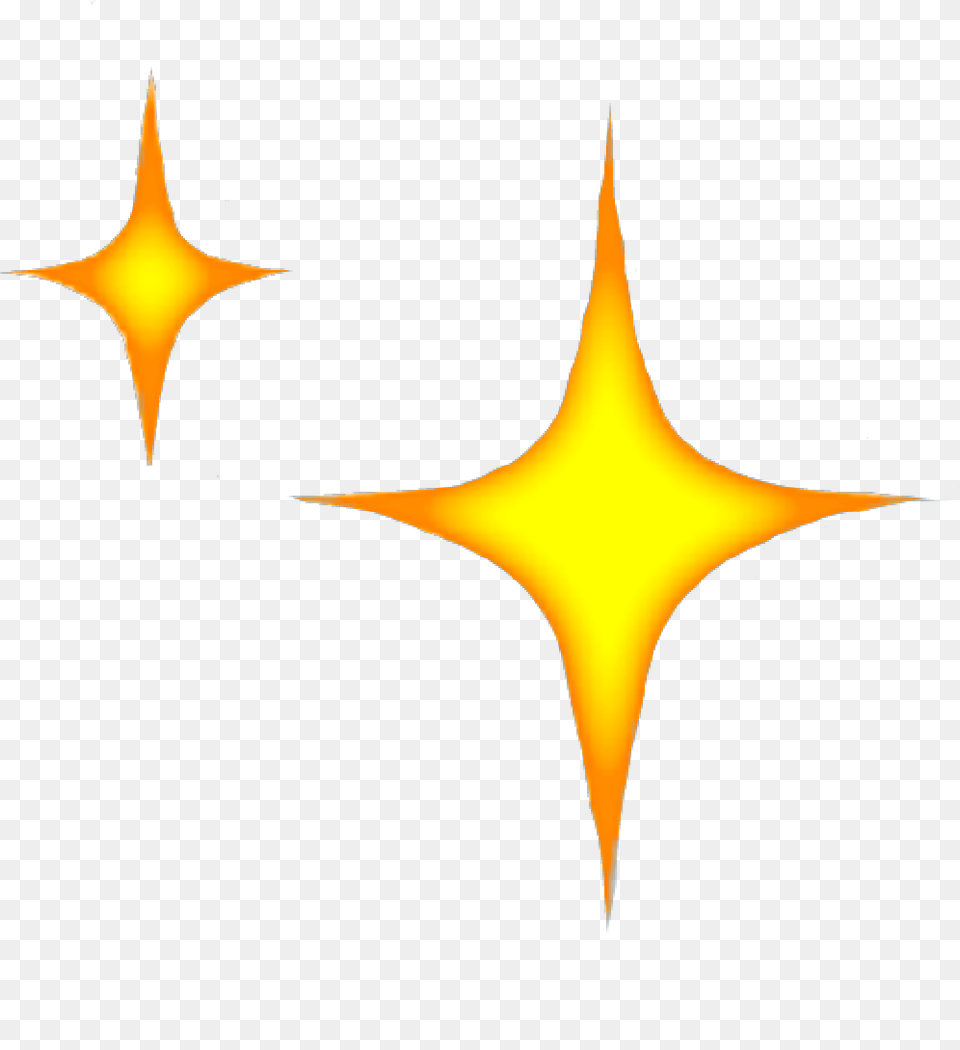 Glitter Clipart Emoji, Symbol, Star Symbol, Animal, Fish Png Image