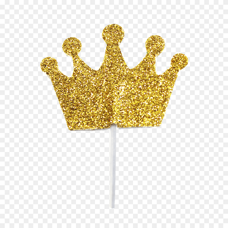 Glitter Crown Glitter Crown Cupcake Toper Glitter Gold Glitter Princess Crown, Accessories, Jewelry, Female, Bride Free Png