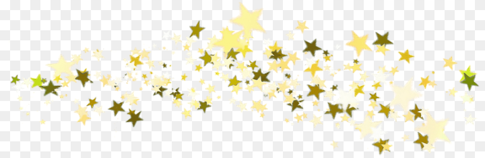 Glitter Effect Gold Glitter Stars, Plant Png Image