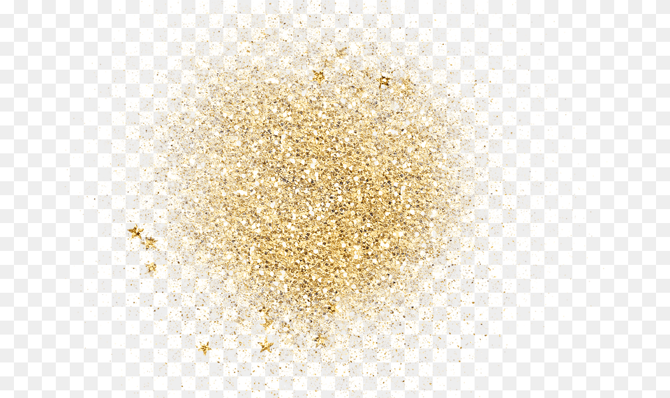 Glitter Explosion White Background, Gold Free Transparent Png