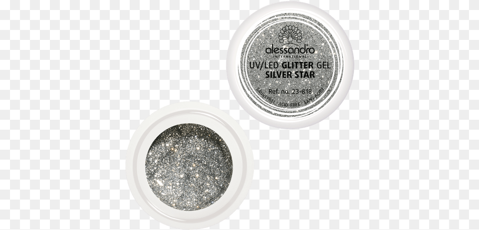 Glitter Gel Silver Star Novelties Eye Shadow Free Transparent Png
