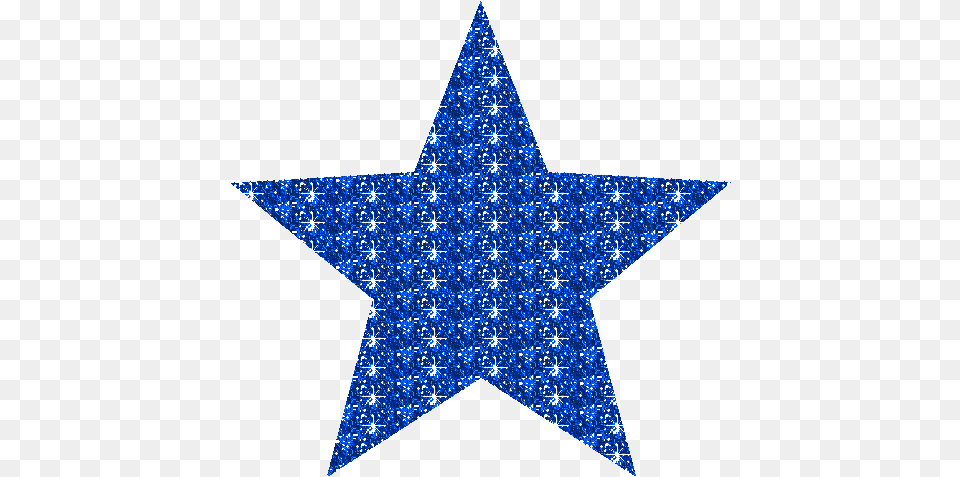 Glitter Gif Transparent Clip Art Glitter Star Blue, Symbol, Star Symbol, Nature, Night Png Image