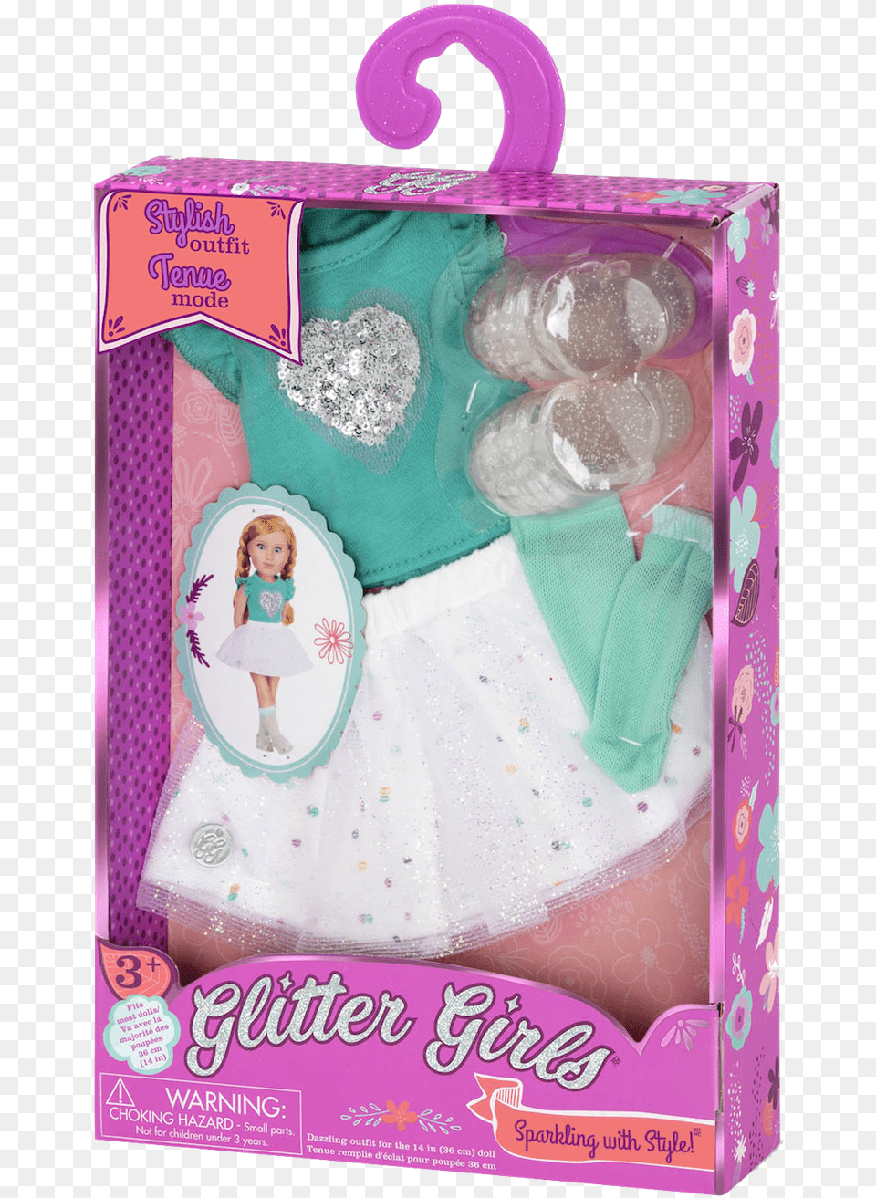 Glitter Girl Doll Clothes Coin Purse, Child, Female, Person, Face Free Png