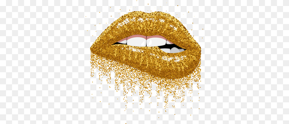 Glitter Gold Lips Image Arts Gold Lips, Body Part, Mouth, Person Png