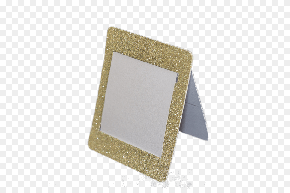 Glitter Gold Place Cards Png Image