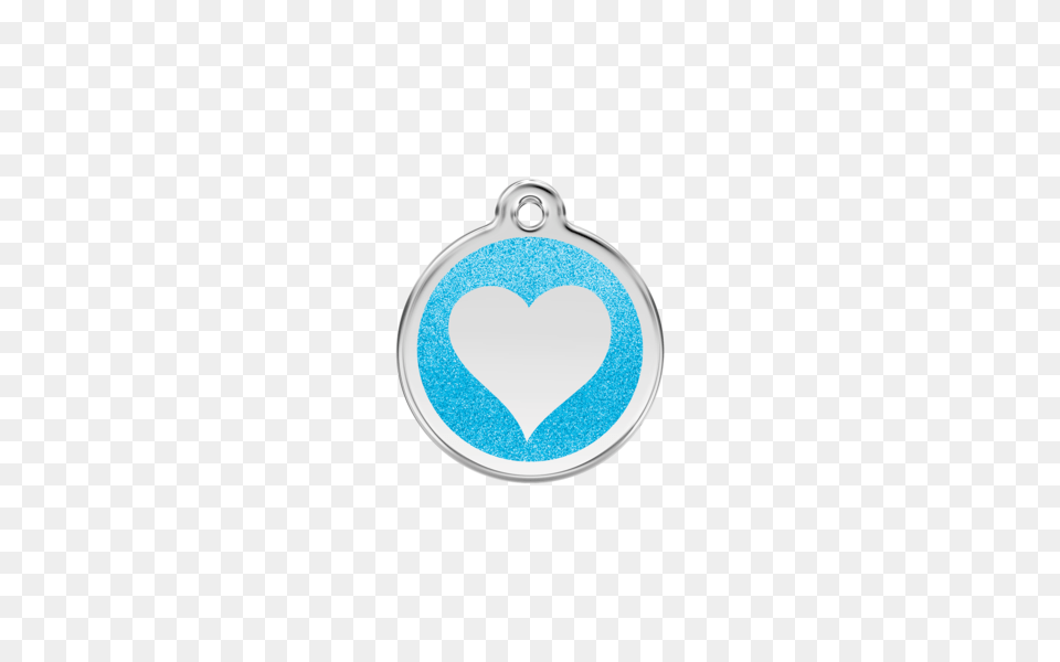 Glitter Heart Pet Tag Inner Wolf, Accessories, Jewelry, Turquoise, Symbol Free Png Download