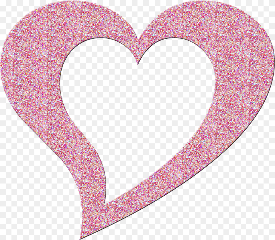 Glitter Heart Portable Network Graphics Png Image