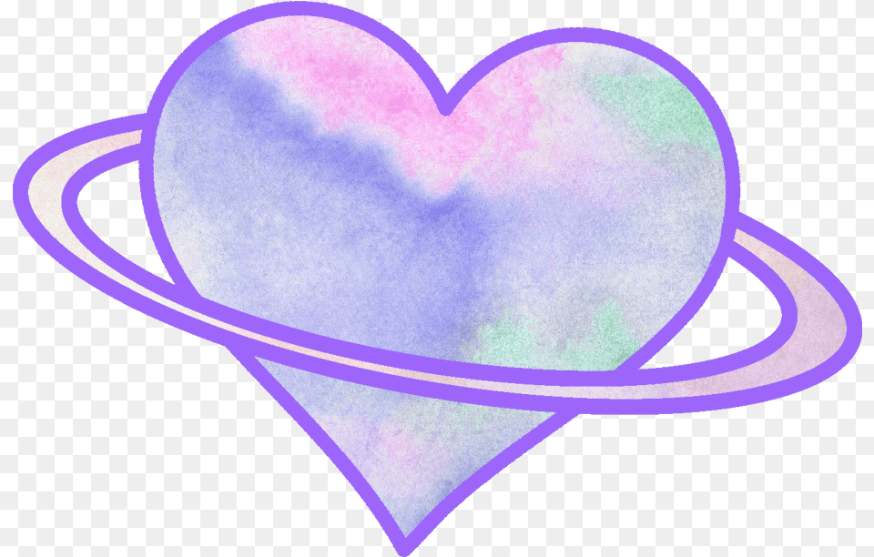Glitter Heart Small Purple Heart Emoji Free Png Download