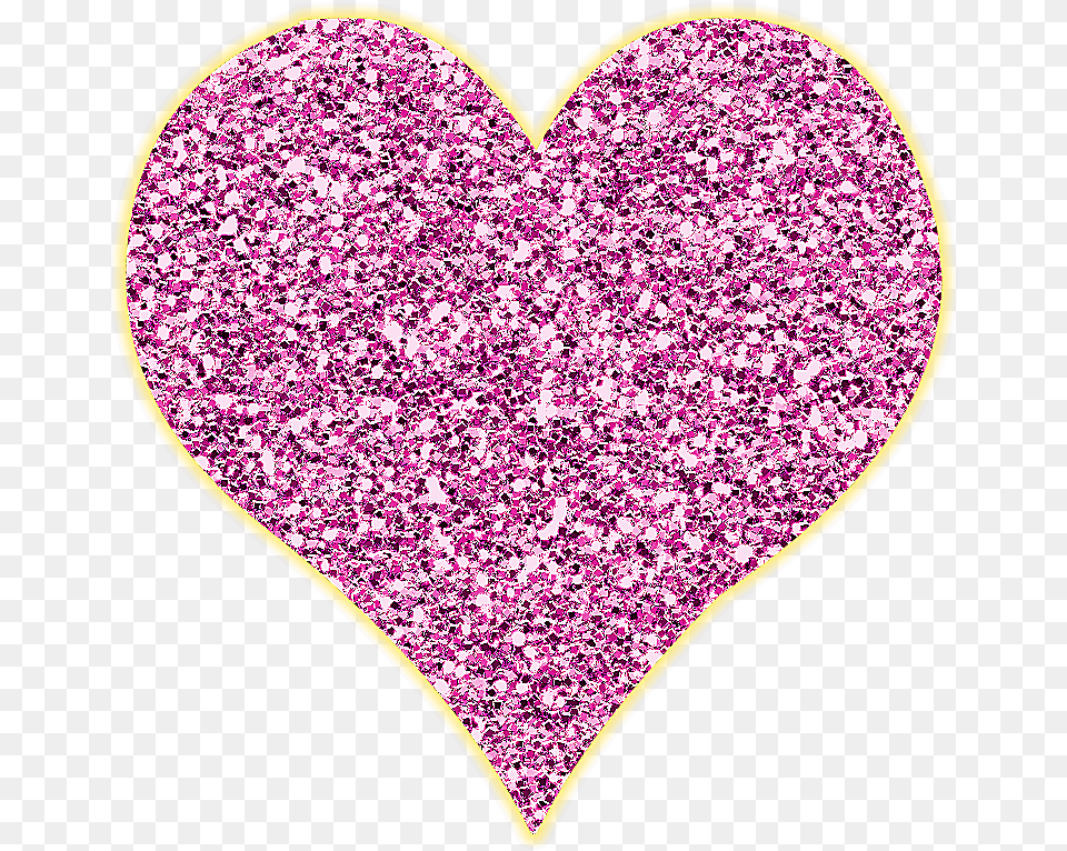 Glitter Hearts, Heart Free Transparent Png