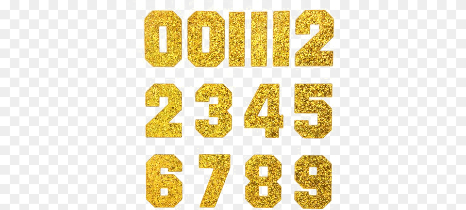 Glitter Image Golden Glitter Numbers, Number, Symbol, Text Free Png