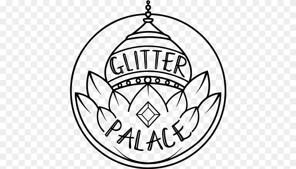 Glitter Palace, Gray Free Png