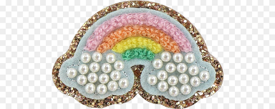 Glitter Pearl Rainbow Patch Stoney Clover Lane Stoney Clover Rainbow Patch Star, Accessories, Jewelry, Gemstone Free Png