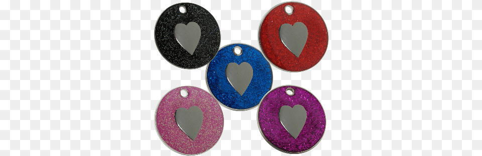 Glitter Pet Tag Round Heart Heart, Accessories, Jewelry, Gemstone, Hockey Free Transparent Png