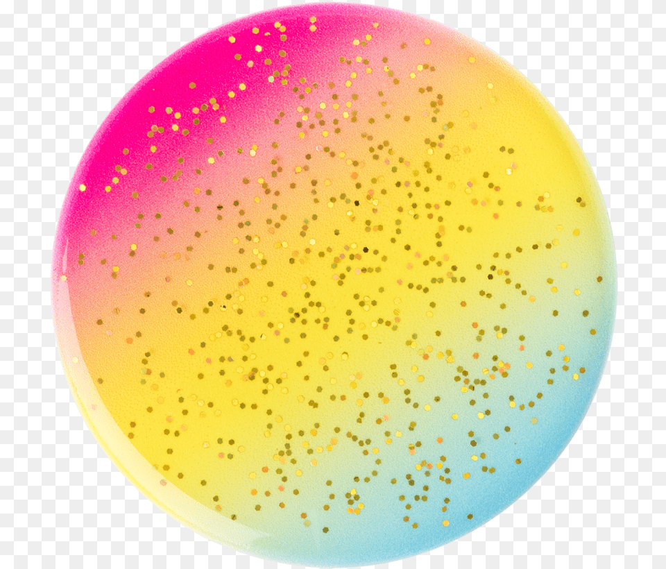 Glitter Rainbow Showers Popsockets Circle, Egg, Food, Plate, Easter Egg Free Transparent Png
