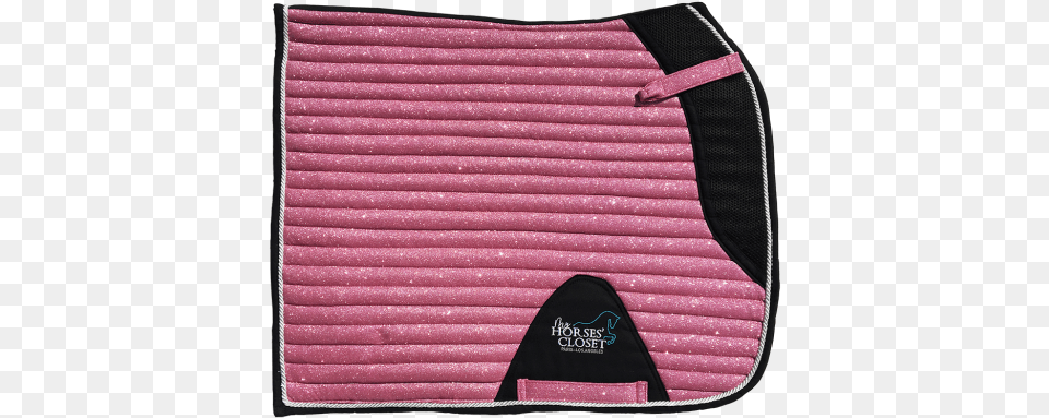 Glitter Sparkle Saddle Pad Dressage Horse Riding With Mesh Insert Rose Pink Sparkles, Accessories, Bag, Handbag Png