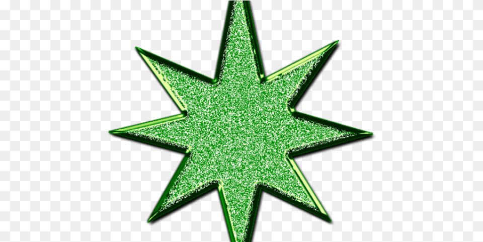 Glitter Star Cliparts North Star Transparent Background Sparkling Stars Vector, Green, Star Symbol, Symbol Free Png Download